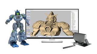 Ein mit Geomagic Freeform und Haply Robotics entwickelter Spielzeugroboter.  (Bild: Hexagon)