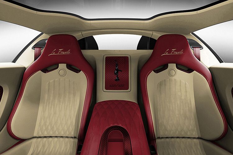 Anders als bei der Nummer 1 entschieden sich die Designer und der Käufer für die Nummer 450 aber dafür, einen Farbkontrast zu setzen. (Foto: Bugatti)