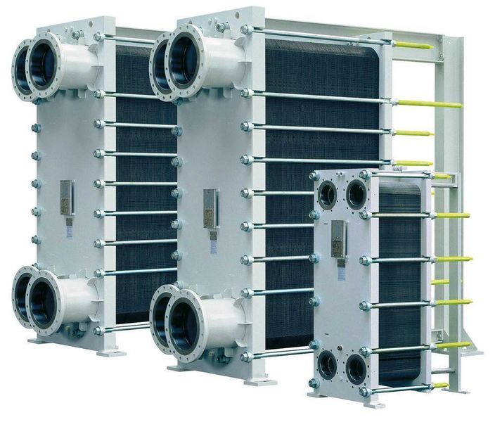 Das optimierte Plattendesign der Wärmetauscher der NT-Baureihe von GEA Ecoflex erfordert bei gleicher Leistung weniger Wärmeübertragungsfläche. Bild: GEA Ecoflex (Archiv: Vogel Business Media)
