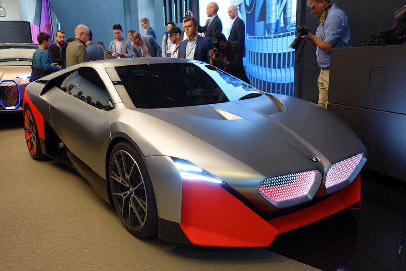 Schon bekannt, aber dennoch interessant: Der BMW Vision M Next, der die Zukunft des sportlichen Fahrens bei BMW zeigen soll. (Wehner/»kfz-betrieb«)