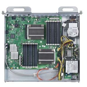 Der Einschub Primergy CX122 S1 ist ein Cloud-Server-Knoten mit zwei Prozessoren in der Cloud-Plattform CX1000.