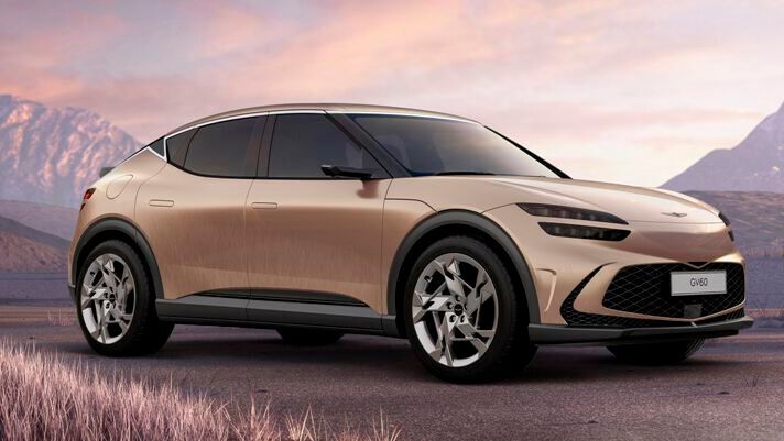 Der Genesis GV60 basiert auf dem Hyundai Ioniq 5 und dem Kia EV6. (Bild: Genesis)