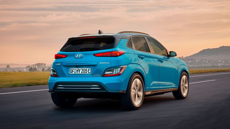 Platz 3: Hyundai Kona Elektro (64 kWh), 101 Punkte (Hyundai)