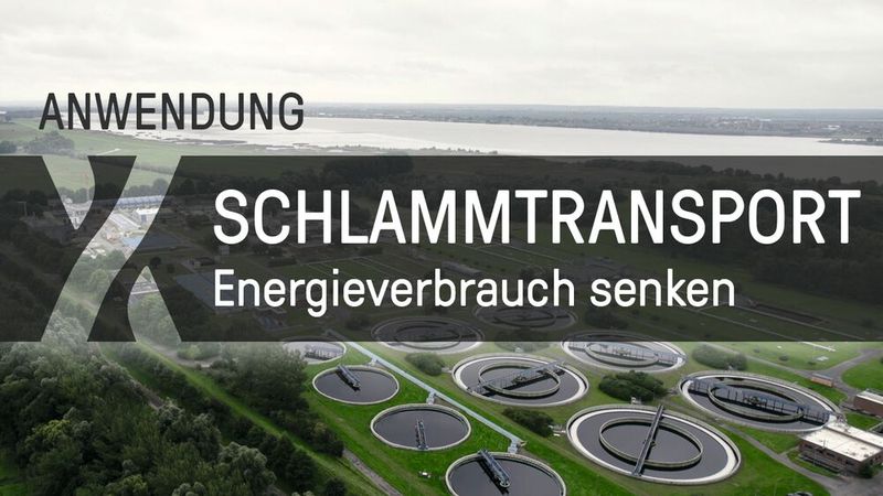 Eingedickter Klärschlamm geht auf Reisen – per Rohrpost und mit Seepex Smart Air Injection. (Bild: Seepex)