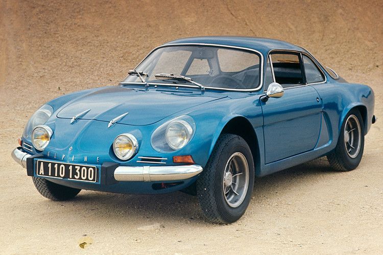 Der A110 wurde im Jahr 1962 auf dem Pariser „Salon de l’Automobile“ der Öffentichkeit vorgestellt. Sein vollständiger Name: A 110 Berlinette „Tour de France“. (Renault)
