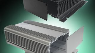 Sowohl Ober- als auch Unterteil der Gehäuse 1455 NHD verfügen über große flache Bereiche, die viel Platz für die Montage von Komponenten bieten sollen. (Bild: Hammond)