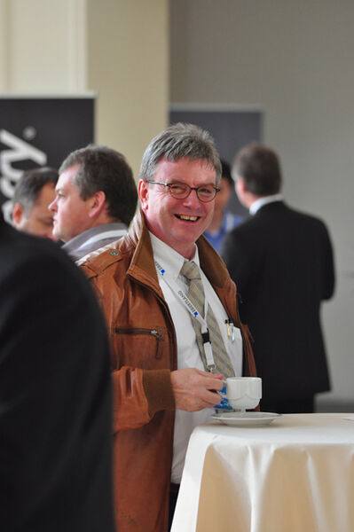 Volker Sturhan (Sturhan EDV-Beratung) macht Kaffeepause. (Archiv: Vogel Business Media)