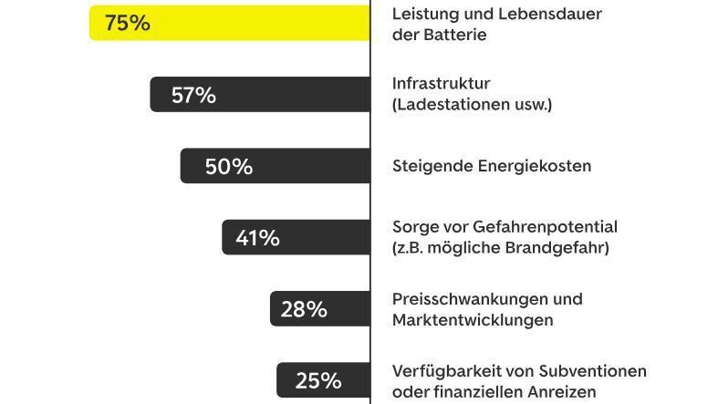 Die Bedenken beim Kauf eines gebrauchten Stromers werden von Akku-Angst und Reichweiten-Unsicherheit dominiert. (Bild: Autoscout 24)