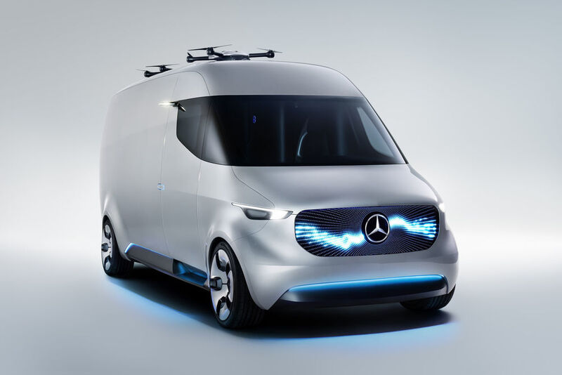 Der Vision Van ist ein Logistikcenter auf Rädern. (Daimler)