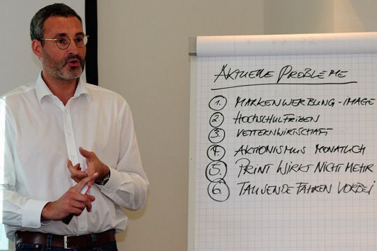Olaf Dicker leitete den Workshop „Marketing: Nicht am falschen Ende sparen!“ (Archiv: Vogel Business Media)