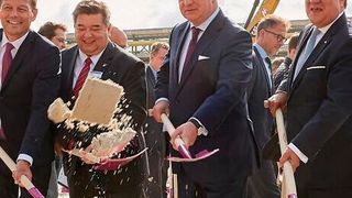 Groundbreaking ceremony of Evonik's new polyamide 12 complex in Marl. (Evonik)