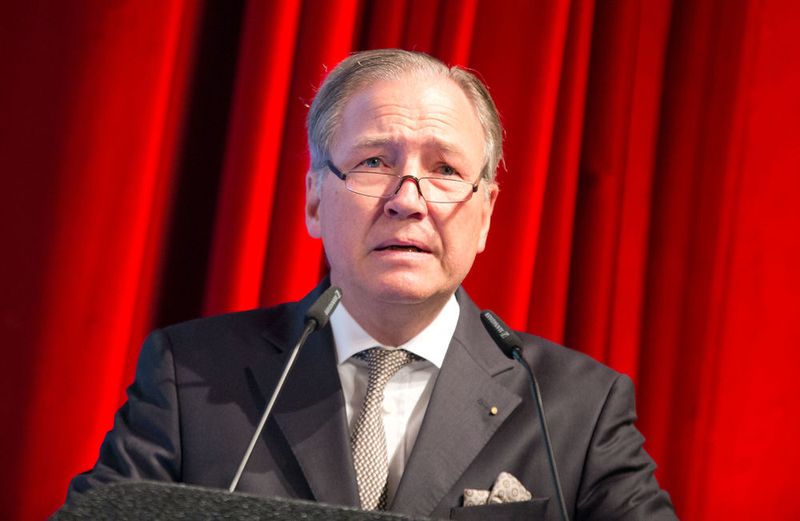Dirk Weddigen von Knapp führte am Mittwoch durch die Mitgliederversammlung des VW- und Audi-Partnerverbands (VAPV) in Mainz. (Oliver Krato / VAPV)
