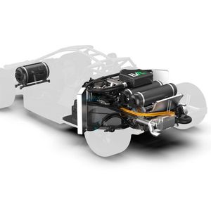 Künftig will Williams diese EVX-Basis auch mit Brennstoffzellenantrieb anbieten.(Bild:  Williams Advanced Engineering)