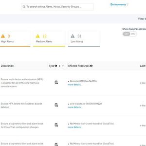 Cloud Optix – Alerts.