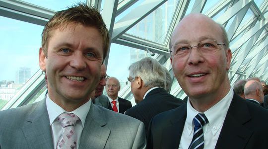 Bundesinnungsmeister Wilhelm Hülsdonk (li.) und GVA-Geschäftsführer Hans-Jürgen Wahlen haben immer viel auszutauschen. (Archiv: Vogel Business Media)