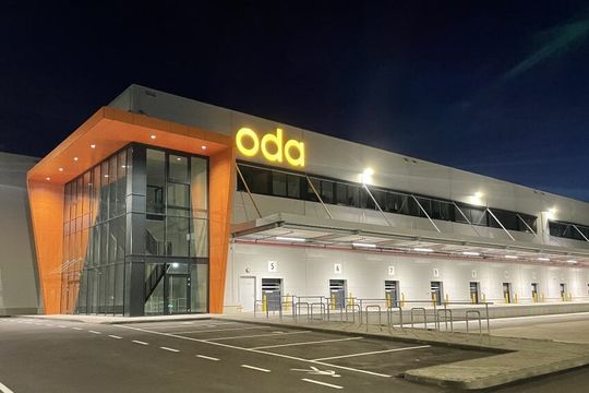 (Das neue Logistikzentrum in Ragow Mittenwalde wird Oda im Januar 2023 in Betrieb nehmen. (Bild: Oda))