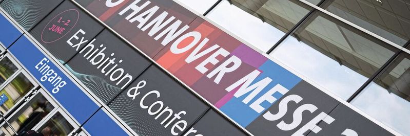 Wieder geöffnet: Nach zwei Jahren Zwangspause hat die Hannover-Messe als größte Industriemesse der Welt wieder ihre Tore geöffnet.(Bild:  Deutsche Messe)