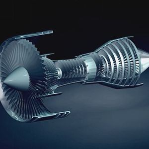 Für die Herstellung von Turbinenflügel nutzt Avio Aero 3D-Druck-Verfahren wie Lasersintern und Elektronenstrahlschmelzen.