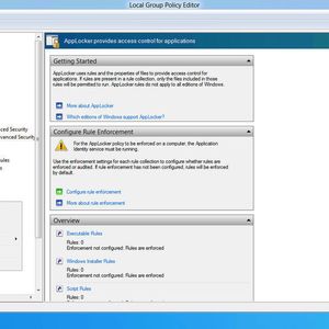Über AppLocker und Application Control Policies können Administratoren Anwendungen blockieren. Dabei stehen verschiedene Möglichkeiten zur Verfügung. Diese Blockierung funktioniert auch mit Windows 7 oder Windows Server 2008 R2 und bei der Anbindung von Windows 8 an ein Active Directory mit Windows 8 Server.