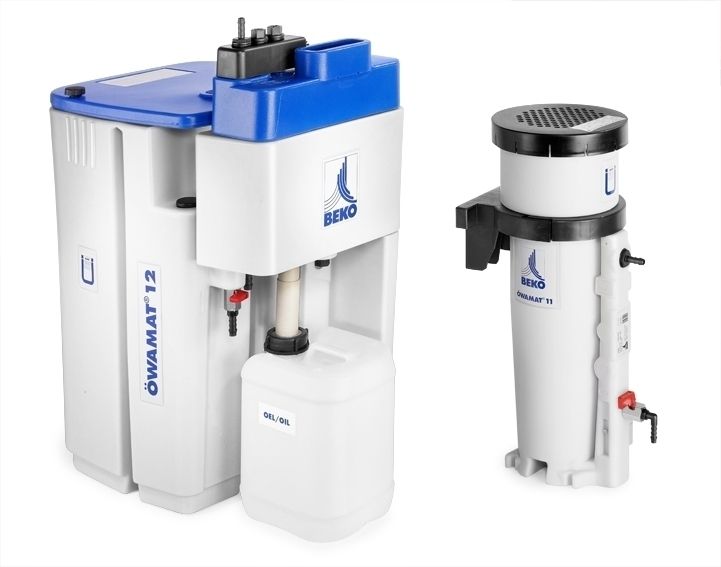 Der Öl-Wasser-Trenner Öwamat von Beko erfüllt die gesetzlichen Auflagen zur Einleitung von gereinigtem Kondensat in das kommunale Abwassersystem.  (Bild: Beko)