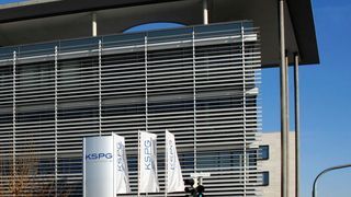 Noch unter alter Flagge: Der Unternehmenssitz der Automotive-Sparte in Neckarsulm. (Rheinmetall Automotive)