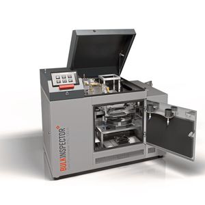 Der Bulkinspector misst automatisiert und präzise die Skelettdichte von Schüttgütern.(Bild:  Siebtechnik)