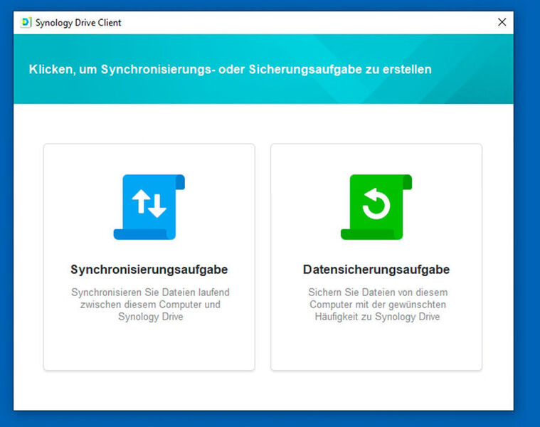 Der neue Synology Drive Client. (Synology)