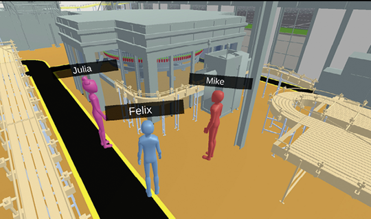 (i4 Meeting: VR-Tool, um mit Browser, Tablet, PC, VR-Brille oder als Lieblingsavatar an 3D-Online-Meetings teilzunehmen. Bild: CAD Schroer GmbH)