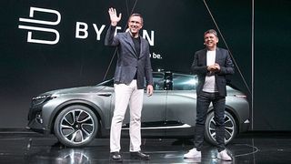 Gehen nun getrennte Wege: Daniel Kirchert (links) Byton-CEO und Carsten Breitfeld (rechts) bisher Chairman of the Board von Byton. (Byton)