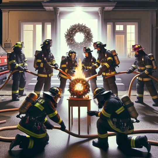 Wie sich das vermeiden lässt, was im Brandfall zu tun ist und wie der Start ins neue Jahr unfallfrei gelingt, erklärt Ergo-Expertin Janna Poll.(Bild:  KI-generiert)