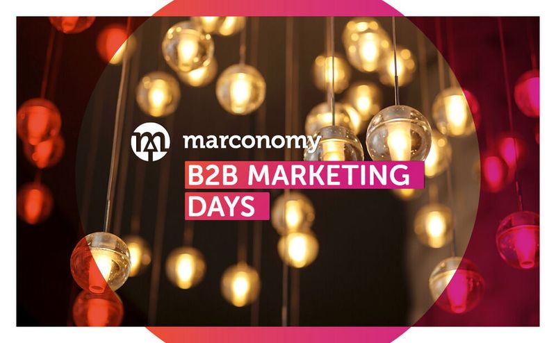 marconomy B2B Marketing Days  Komplexe Produkte, lange Entscheidungszyklen und eine anspruchsvolle Zielgruppe – vor diesen Herausforderungen stehen Marketingverantwortliche aus Industrie- und Technologieunternehmen. Die marconomy B2B Marketing Days zeigen, wie sich Unternehmen diesen Herausforderungen stellen und welche Trends aus dem Consumer Bereich auch für B2B Unternehmen erfolgreich eingesetzt werden. Marketing- und Vertriebsverantwortliche aus dem Mittelstand profitieren vom Know-How-Austausch in interaktiven Formaten, lernen neue Technologien kennen und schaffen Strategien für ihr B2B-Marketing. Wann: 11.10. – 12.10.2022, Präsenzveranstaltung in Würzburg Mehr unter: https://www.b2bdays.de/  (Bild: marconomy)