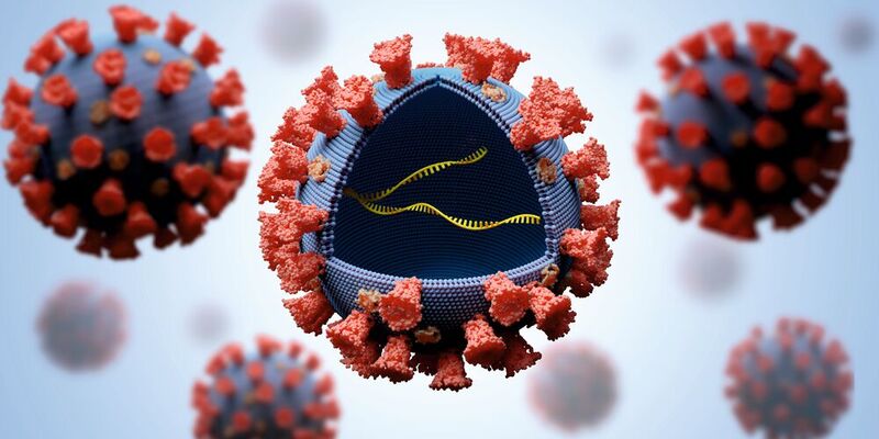 Abb. 1: Viele Viren basieren auf RNA als Erbsubstanz – die entsprechende Polymerase ist ein Ansatzpunkt für antivirale Medikamente.