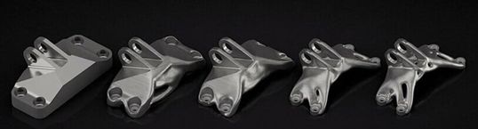 (Generativ hergestellte Bauteile sind komplexer als beispielsweise ein gefrästes Bauteil. KI-basierte Software erleichtert und ermöglicht deren Umsetzung. Bild: PTC)