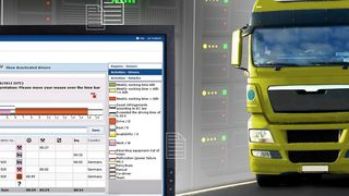 Der Webfleet Tachograph Manager ist die zuverlässige Komplettlösung, mit der Fuhrparkbetreiber die Tachographendaten ihrer Fahrzeuge herunterladen, analysieren und archivieren können. (Bild: Tomtom)