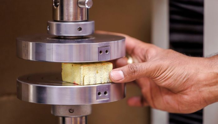 Die Struktur könnte zehnmal mehr Energie absorbieren. (Bild: Abbey Toronjo/Texas A&M University Division of Marketing & Communications)