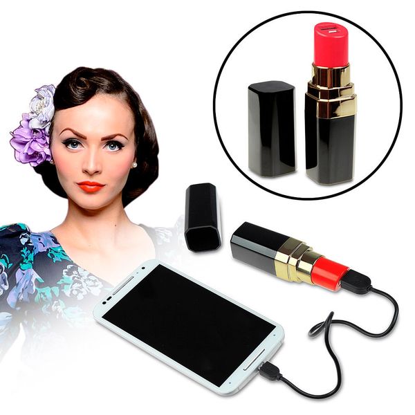 Passt zu fast jeder Mutter: Monsterzeug bietet für 19,99 Euro eine Lippenstift-Powerbank an. (Monsterzeug)