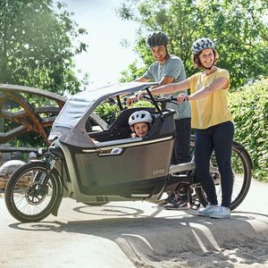 E-Lastenräder, sogenannte Cargo-Bikes, sind eine wichtige Ergänzung im mobilen Stadtverkehr der Zukunft.(Bild:  www.cagobike.com | pd-f)