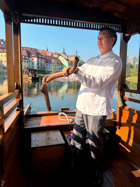 Kleine Bootstour in Dongguan (Bild: Vogel IT-Medien GmbH)