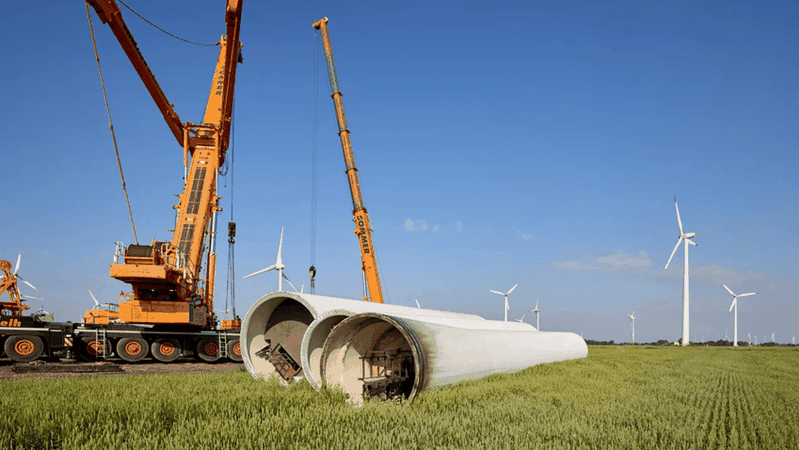 Rückbau des EnBW Windparks Hemme(Bild:  EnBW/ Rolf Otzipka)