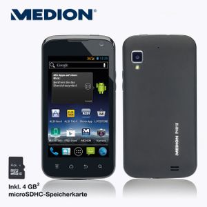 Bei Aldi Nord gibt es das Einsteiger-Smartphone Medion Life P4013.