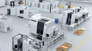 Automationssysteme für die flexible Fertigung: Liebherr hat unterschiedlich komplexe Palettenhandhabungssyteme für verschiedene Anforderungen im Angebot. Mit der neuen Kompaktklasse PHS-Allround will das Unternehmen die Lücke zwischen der Einstiegslösung RLS und dem individuelle konfigurierbaren Konzept PHS Pro schließen. (Liebherr)