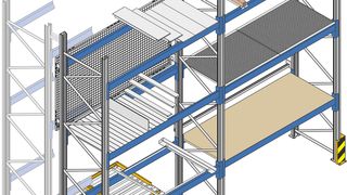 Die Stützenfamilie Pro für Bito-Palettenregale besteht aus neun verschiedenen Stützen mit 80 bis 140 mm Breite und für Feldlasten von 6000 bis 30000 kg. Bild: Bito (Archiv: Vogel Business Media)