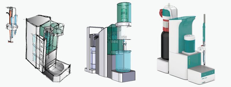 Aus den Iterationen mit Anwendungsspezialisten resultiert perfekter Zugriff auf den Stand-alone-­Titrator und dank 3S-Adaptertechnologie kontaktfreier Umgang mit Chemikalien. (Marenco)