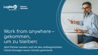 Mit einem attraktiven Partnerprogramm und effizienten Produkten von LogMeIn, können Partner ihr Angebot erweitern und ihre Kunden beim Weg in die Digiatlisierung unterstützen. (Bild: LogMeIn)