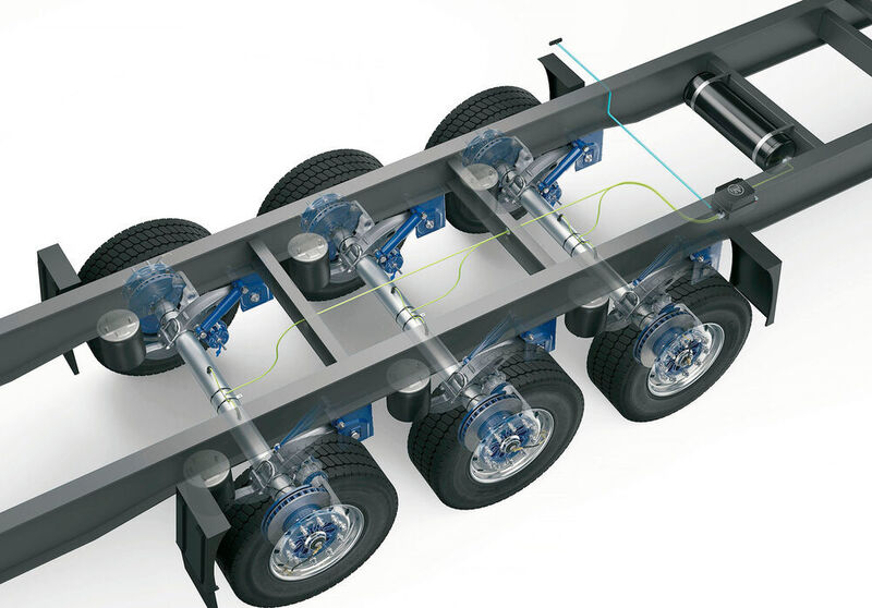 „Airsave20“ von BPW regelt den Luftdruck von Lkw-Reifen automatisch während der Fahrt. (BPW Bergische Achsen)