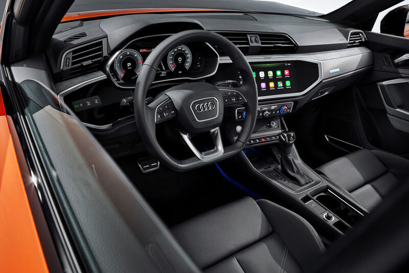 Innen unterscheidet sich der Sportback in Details vom normalen Q3. (Audi)
