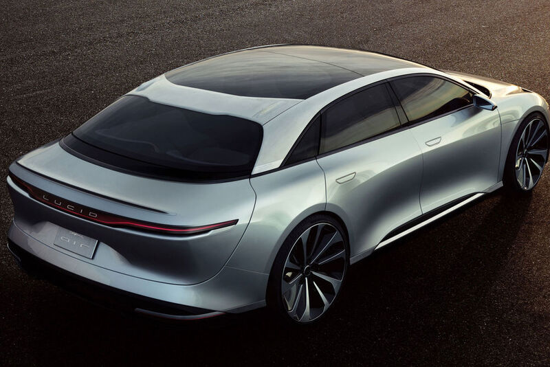Das für 2018 geplante Modell soll gegen den Tesla Model S antreten. (Lucid Motors)