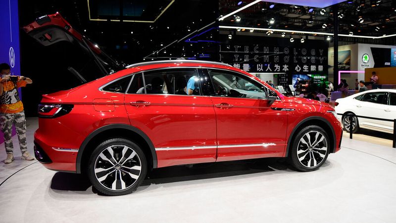 Volkswagen zeigte in Peking den Tiguan X, die Coupé-Variante seines Kompakt-SUVs. (Bild: Newspress)