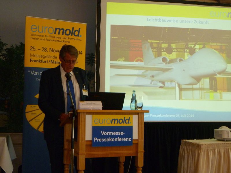 Helmut Brandl, Marketingleiter des Bundesverband Modell- und Formenbau, erläuterte die 