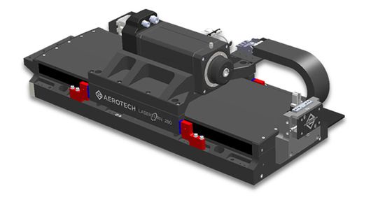 Ausblick auf die nächste Systemgeneration: Die Laserturn280 ist als erweiterte Plattform für die zylindrische Laserbearbeitung konzipiert und soll ab 2026 neue Maßstäbe bei Dynamik und Flexibilität setzen. (Bild:  Aerotech)